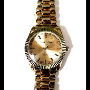 Mark Haimer MN7104 Gold‎ Tone Ladies Dress Watch